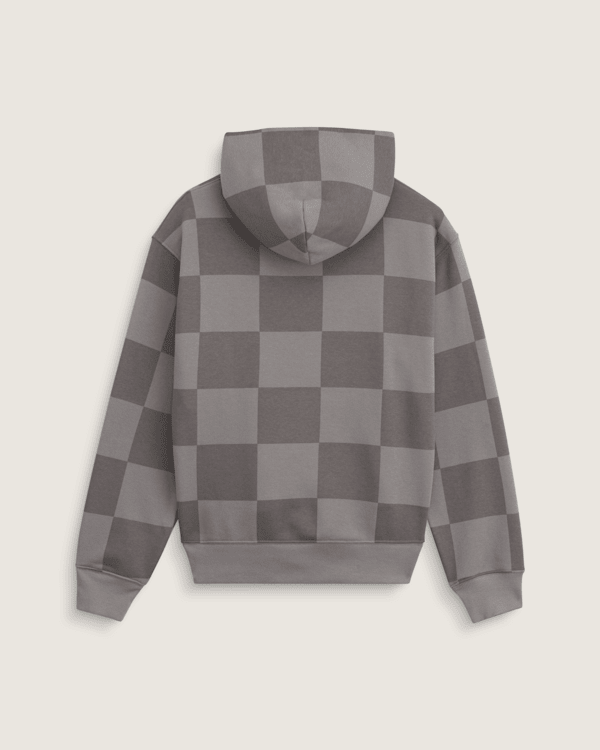 Stretch Logo Checkerboard Pullover Hoodie