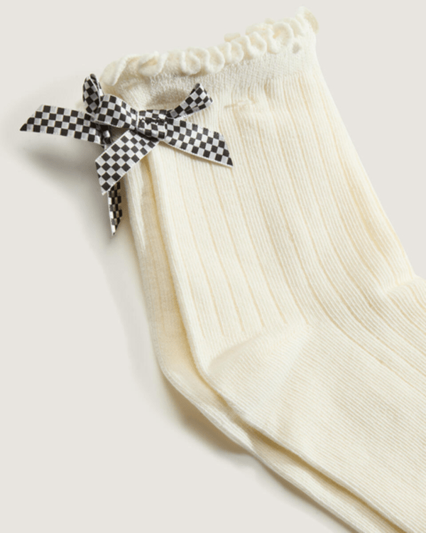 Bow Back Crew Socks