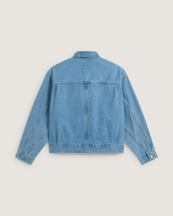 Check-5 Denim Trucker Jacket in Light Stonewash | Vans
