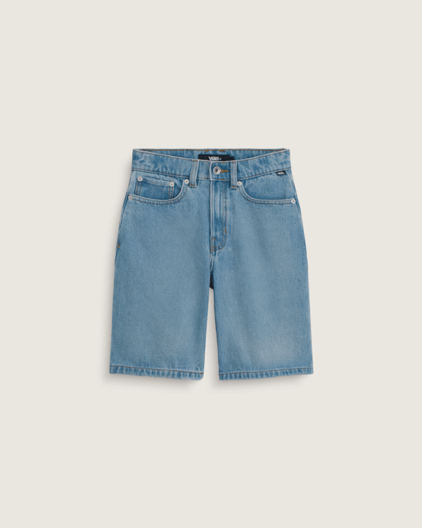 Kids Check 5 Baggy Denim Short