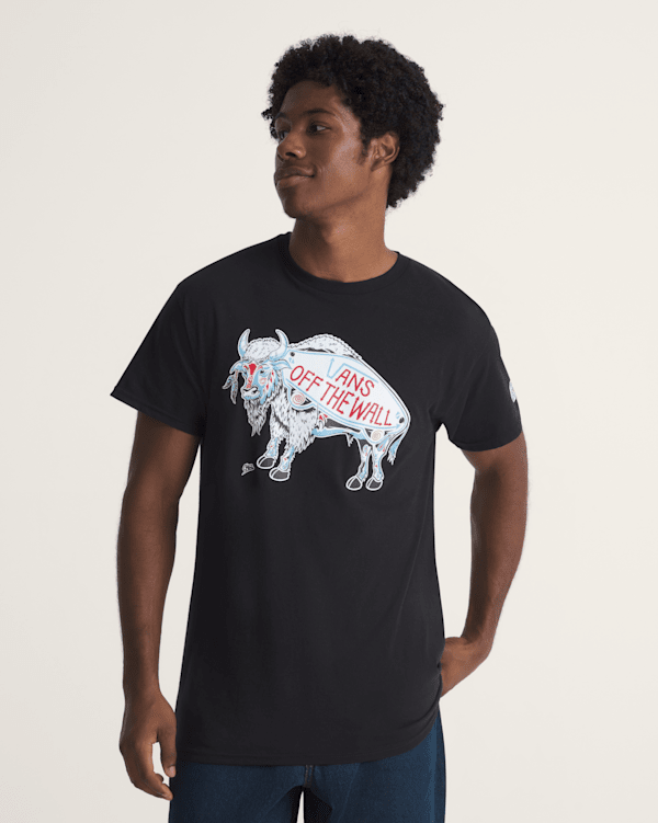 Van Doren Approved X All Nations T-Shirt in Black | Vans