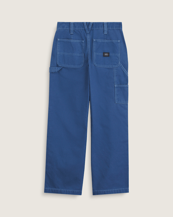 Chore Mid Rise Straight Pants in True Navy Blue | Vans