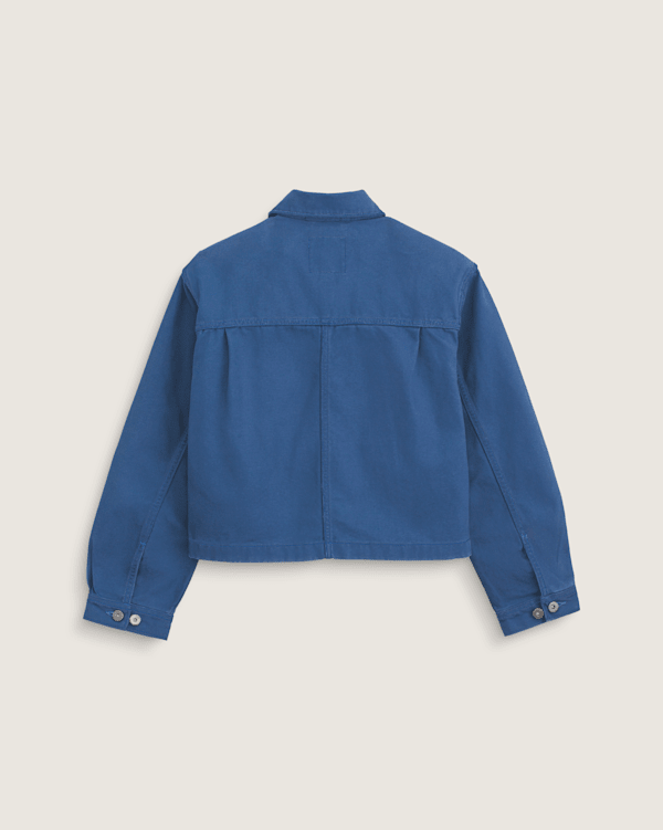 Emily Boxy Workwear Jacket in True Navy Blue | Vans