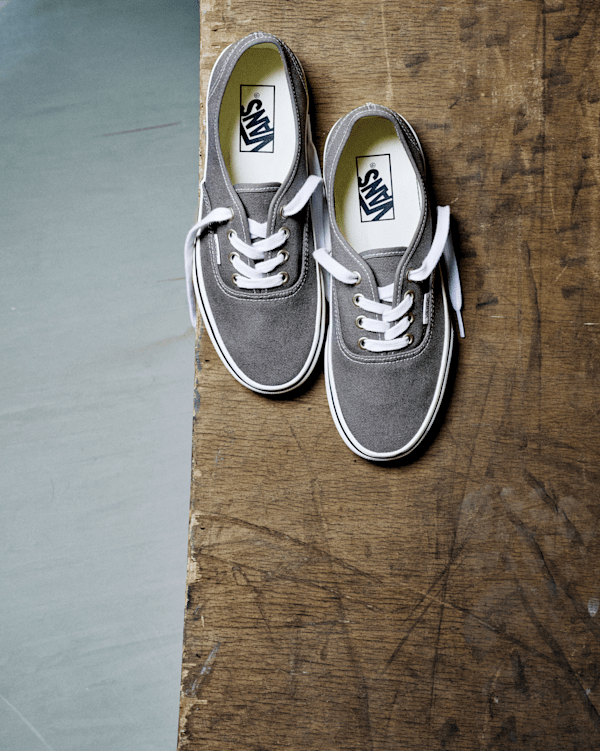 vans dressed up lpe grey Authentic Shoe tea length prom dresses