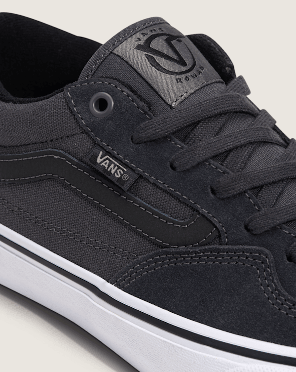 Skate Rowan Shoe in Asphalt / White | Vans