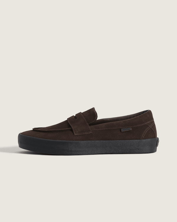 Skate Loafer in Suede Brown / Black | Vans