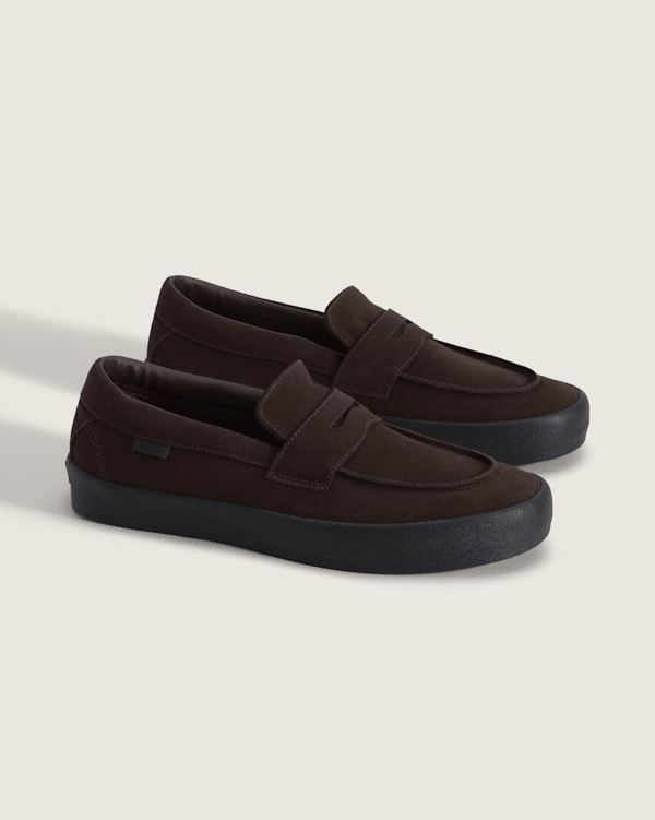Skate Loafer in Suede Brown / Black | Vans