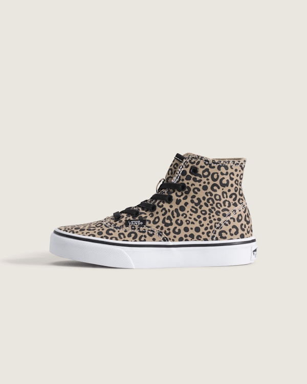 SWANKYS サイズXL WHO ～ スワンキーズ 博多パンク ジャパコア Little Kids Authentic Hi 2.0 Zip Shoe in Leopard Incense Beige