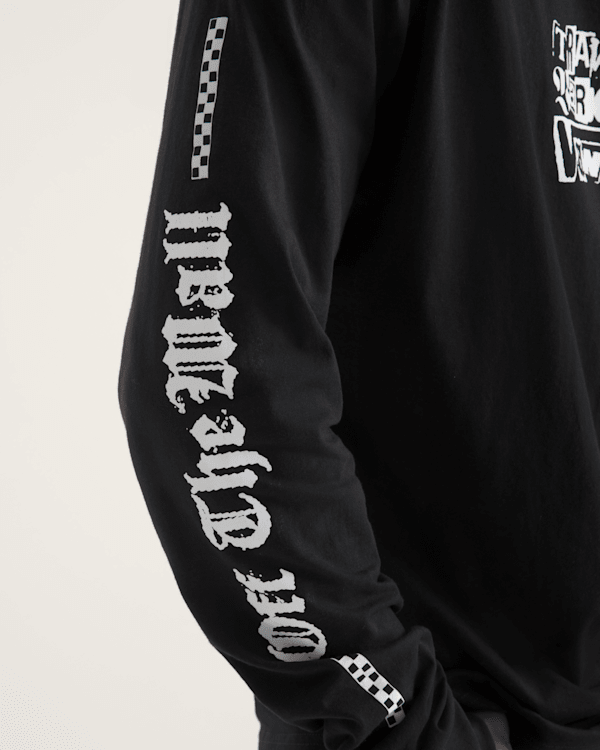 Vans X Travis Barker Long Sleeve T-Shirt in Black | Vans