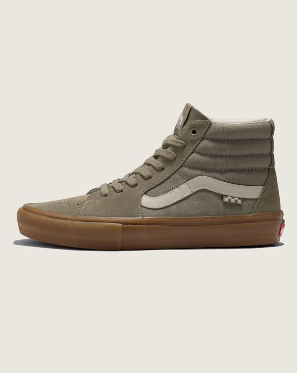Skate Sk8-Hi Shoe en Khaki / Gum | Vans CA