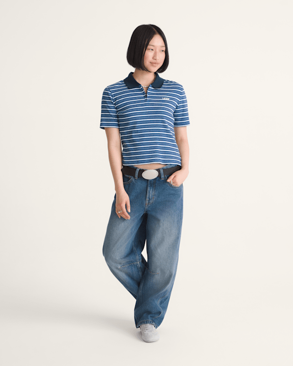 Check-5 Mid Rise Barrel Pants
