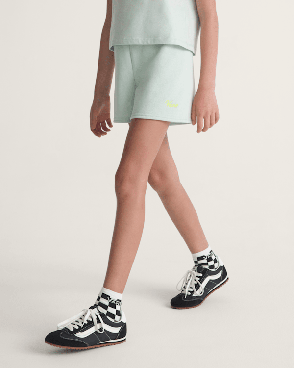 Kids Script Fleece Short