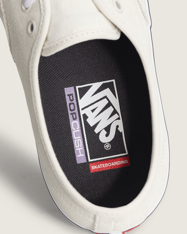 Skate Authentic Shoe in White / Gunmetal Grey | Vans
