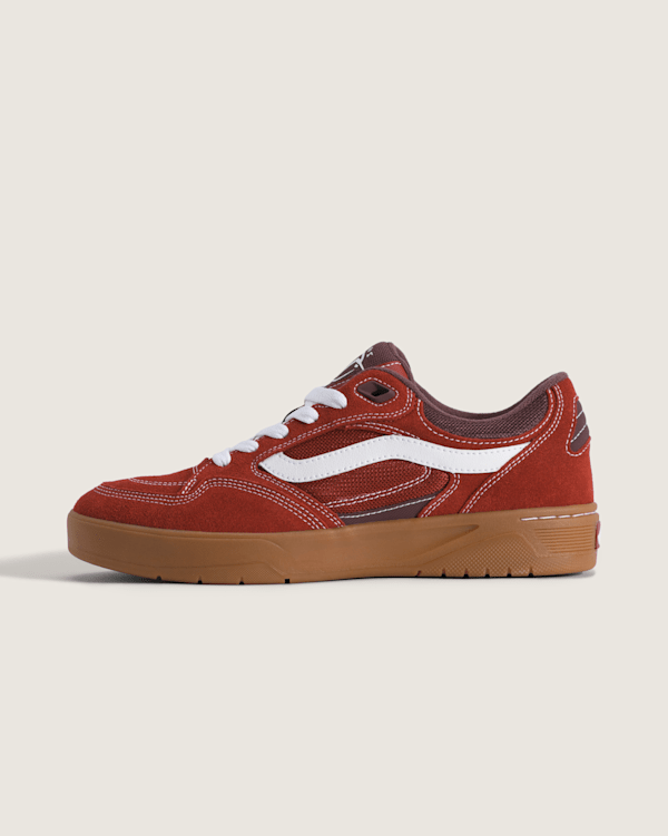 Skate Rowan Z3 Shoe in Gum Bordeaux Red | Vans