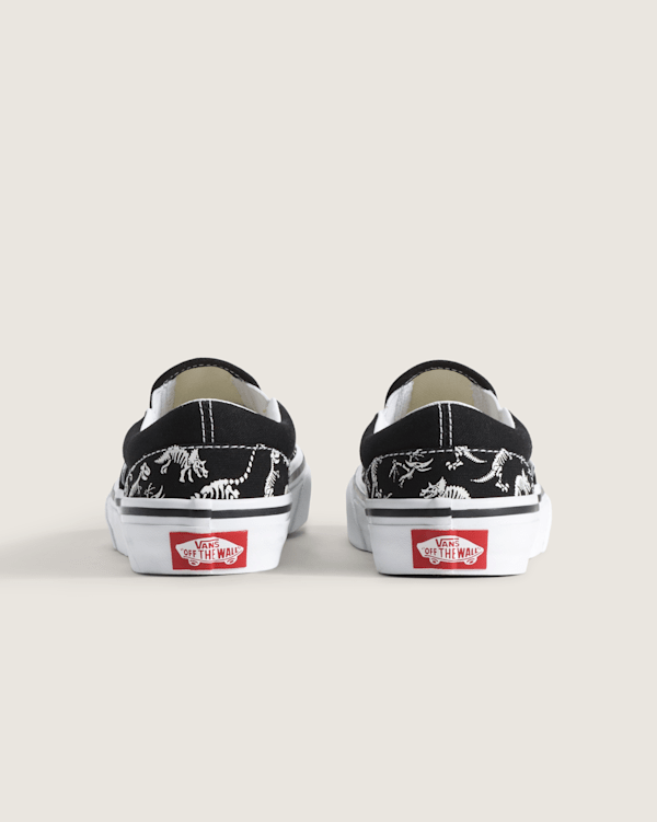 Little Kids Classic Slip-On Shoe in Glow-in-the-Dark / Black | Vans