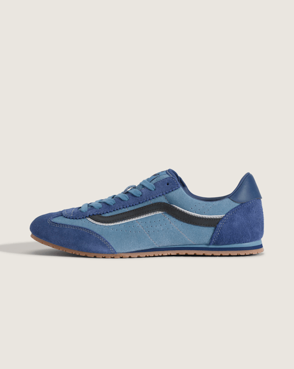 Women's Blue and White Sneakers