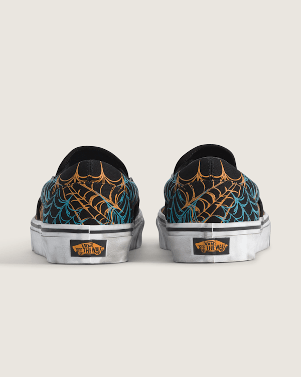 Classic Slip-On Shoe in Glow-in-the-Dark Black / Citrus Burst