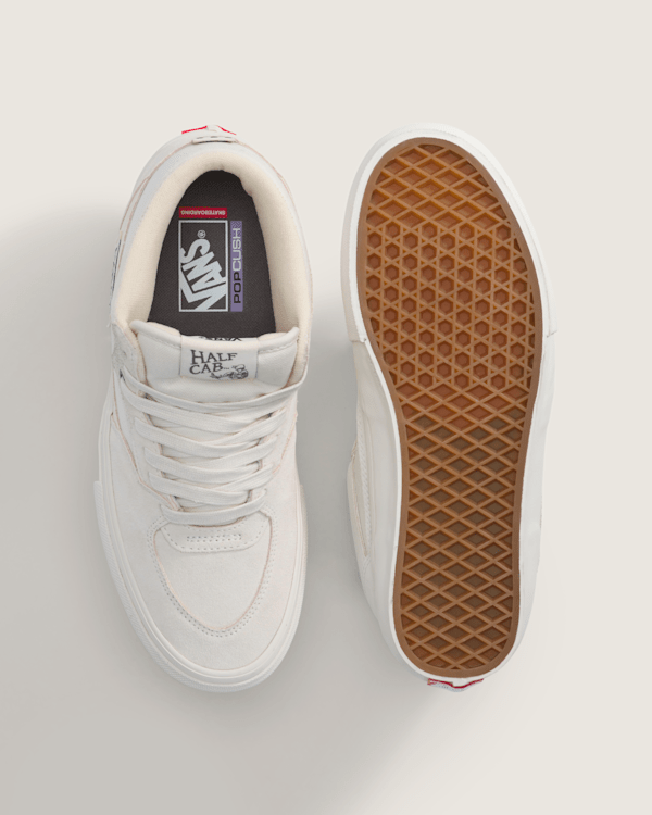Skate Half Cab Shoe in Marshmallow White | Vans