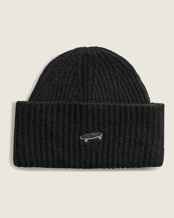 Densmore Wide Cuff Beanie en Black | Vans CA