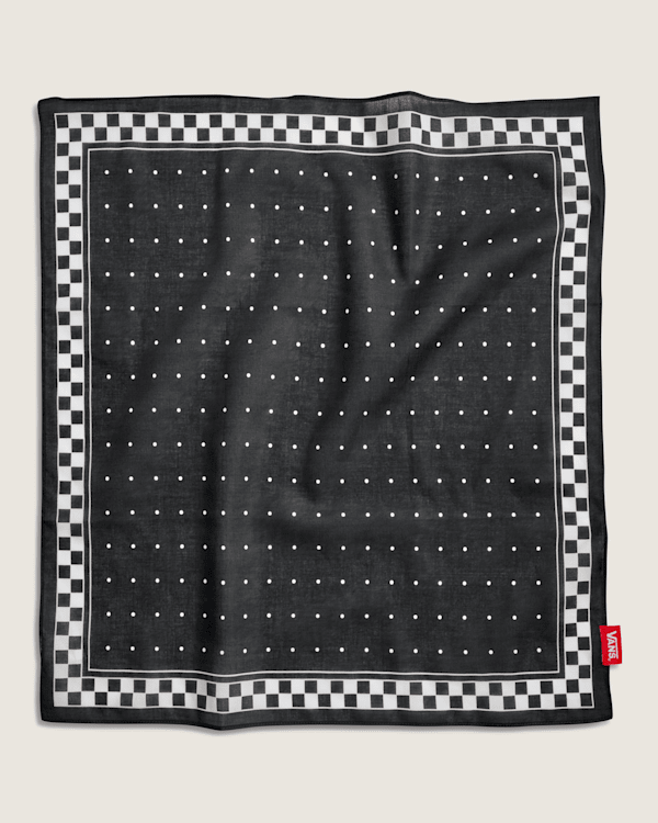 Waffle Shop Checkerboard Dots Bandana