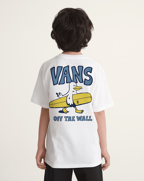 TENDELOlN TEE L/S AClDS ダリスカルロンT Kids Tide Strollin T-Shirt in White | Vans