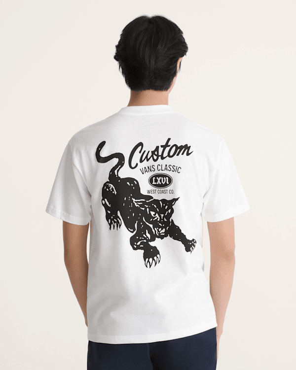 Custom-Cat-TShirt-VANS-White-