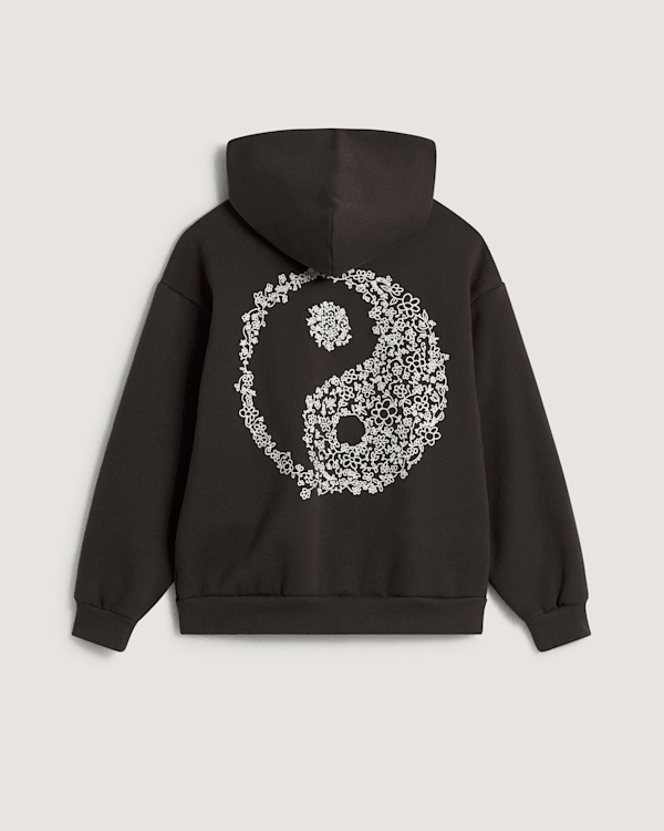 パーカー WILL BASIC LOGO HOODIE (YingYang ver.) Yin and Yang Pullover Hoodie in Faded Black | Vans