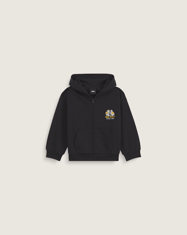 Little Kids Checker Bros Zip Hoodie Set