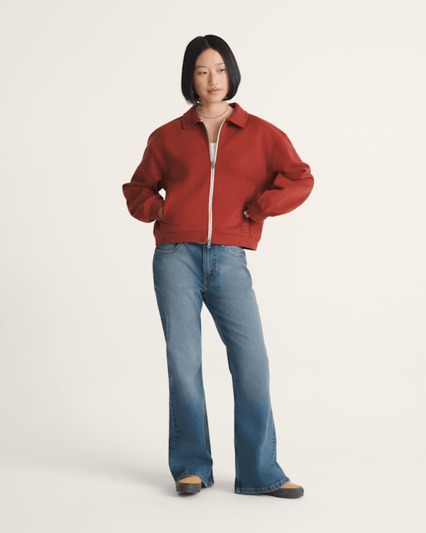 Check-5 Low Rise Boot Cut Pants