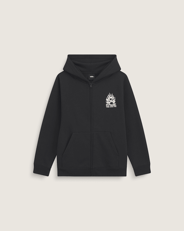 Kids Rebel Since 66 Full Zip Hoodie | Vans US
