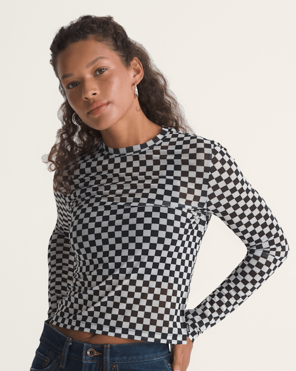 Ludlow Mesh Long Sleeve Top