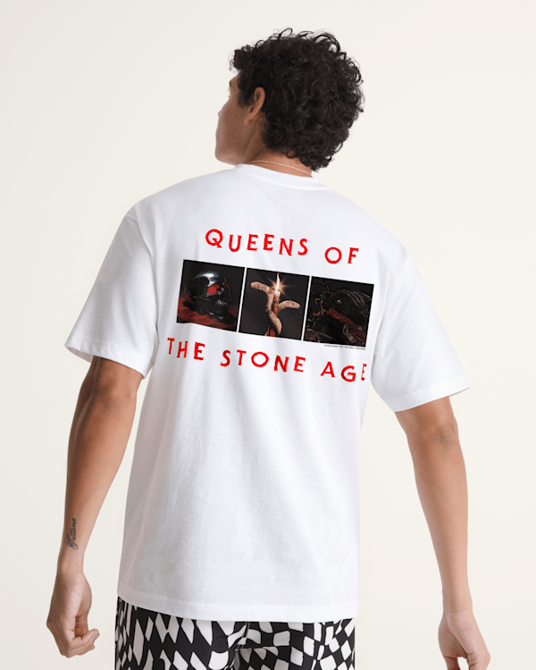Queen of the Stone Age T-Shirt in White | Vans