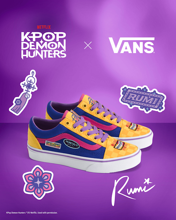 KPop Demon Hunters x Vans Big Kids Old Skool Shoe | Vans US