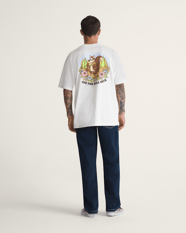 Check-5 Loose Denim Herringbone Pant