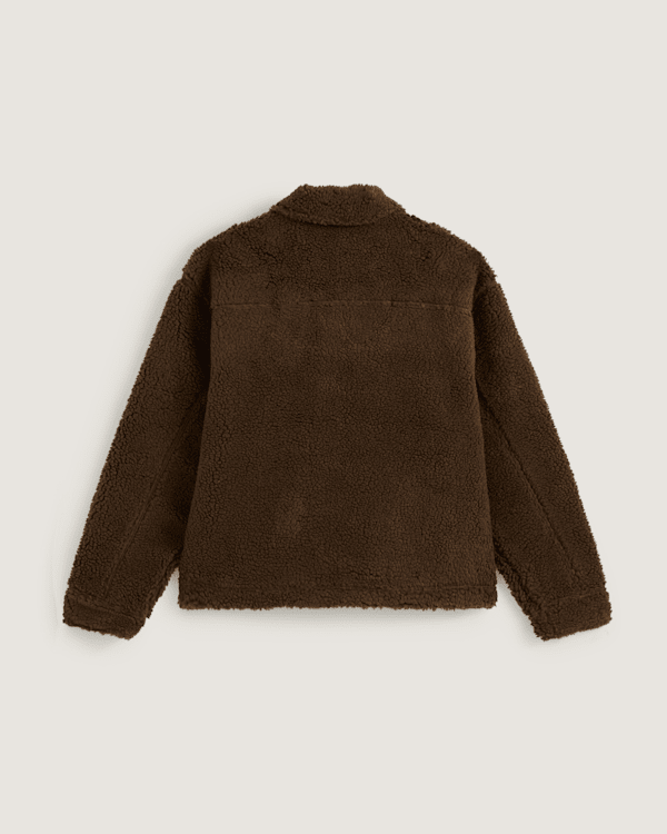 Yukon High Pile Jacket en Vintage Cocoa Brown | Vans CA