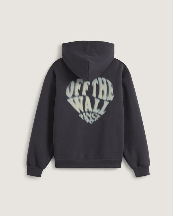 Heartbeats Zip Up in Charcoal Grey | Vans