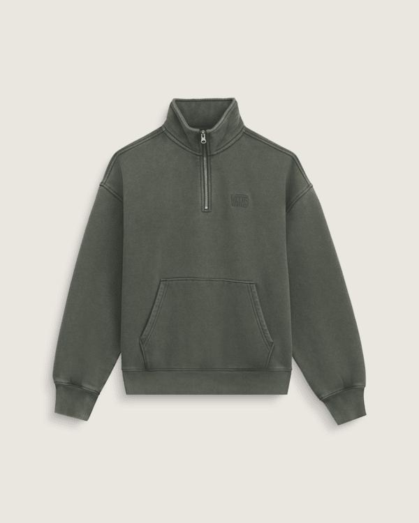 Funnel Neck Sweatshirt in Oil Green | Vans