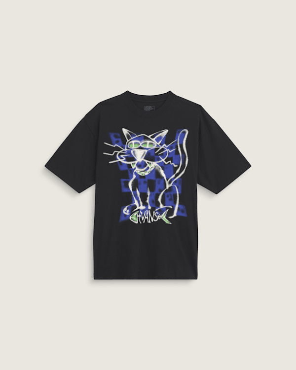 Funky Big Cat Short Sleeve Tee