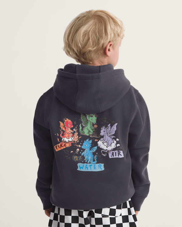 Little Kids Dragon Elements Pullover Sweatshirt
