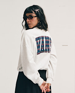Tartan Up Retro Crew Sweatshirt