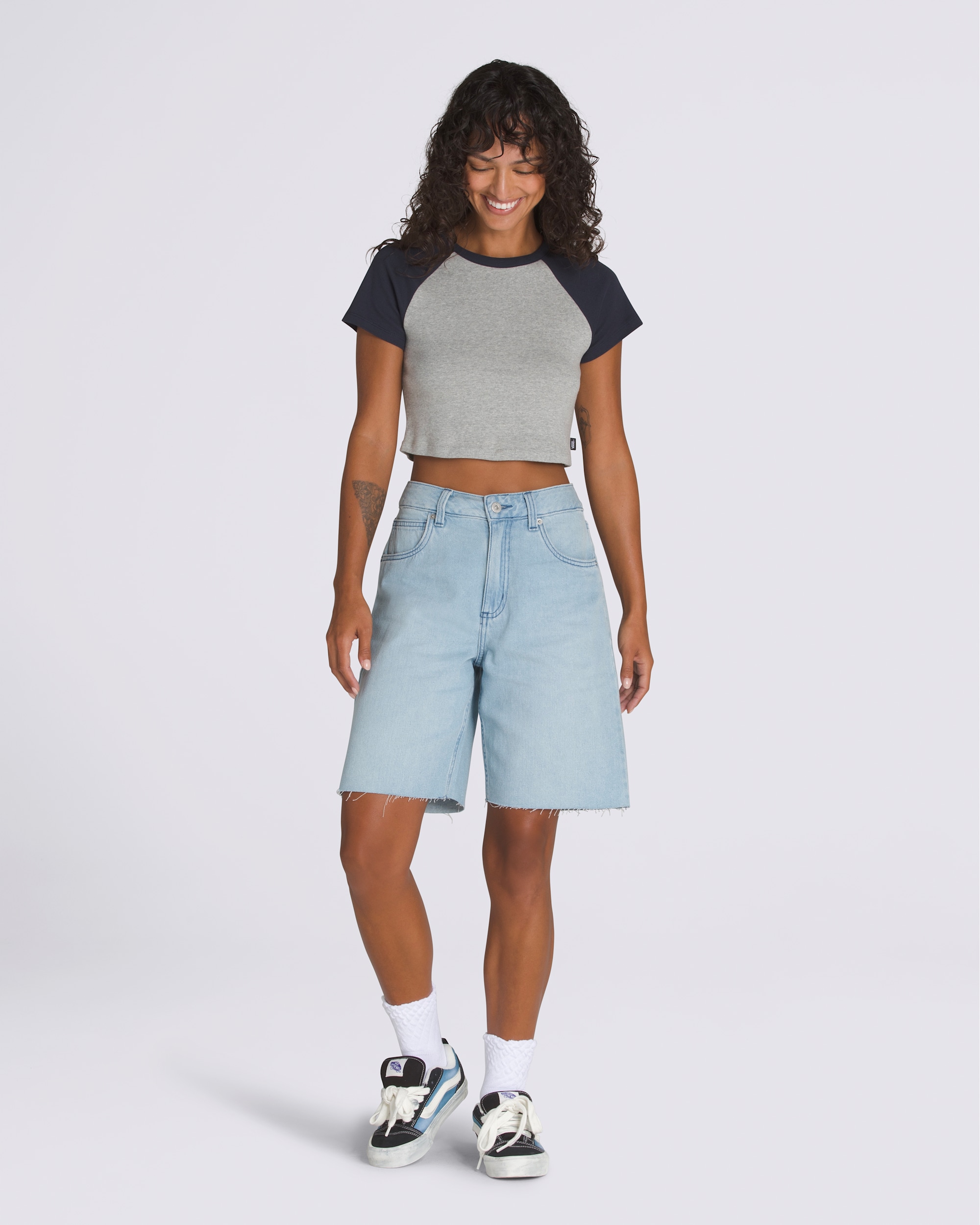 Sirelle CutOff 9 Jorts VANS Light Stonewash Blue ALT1