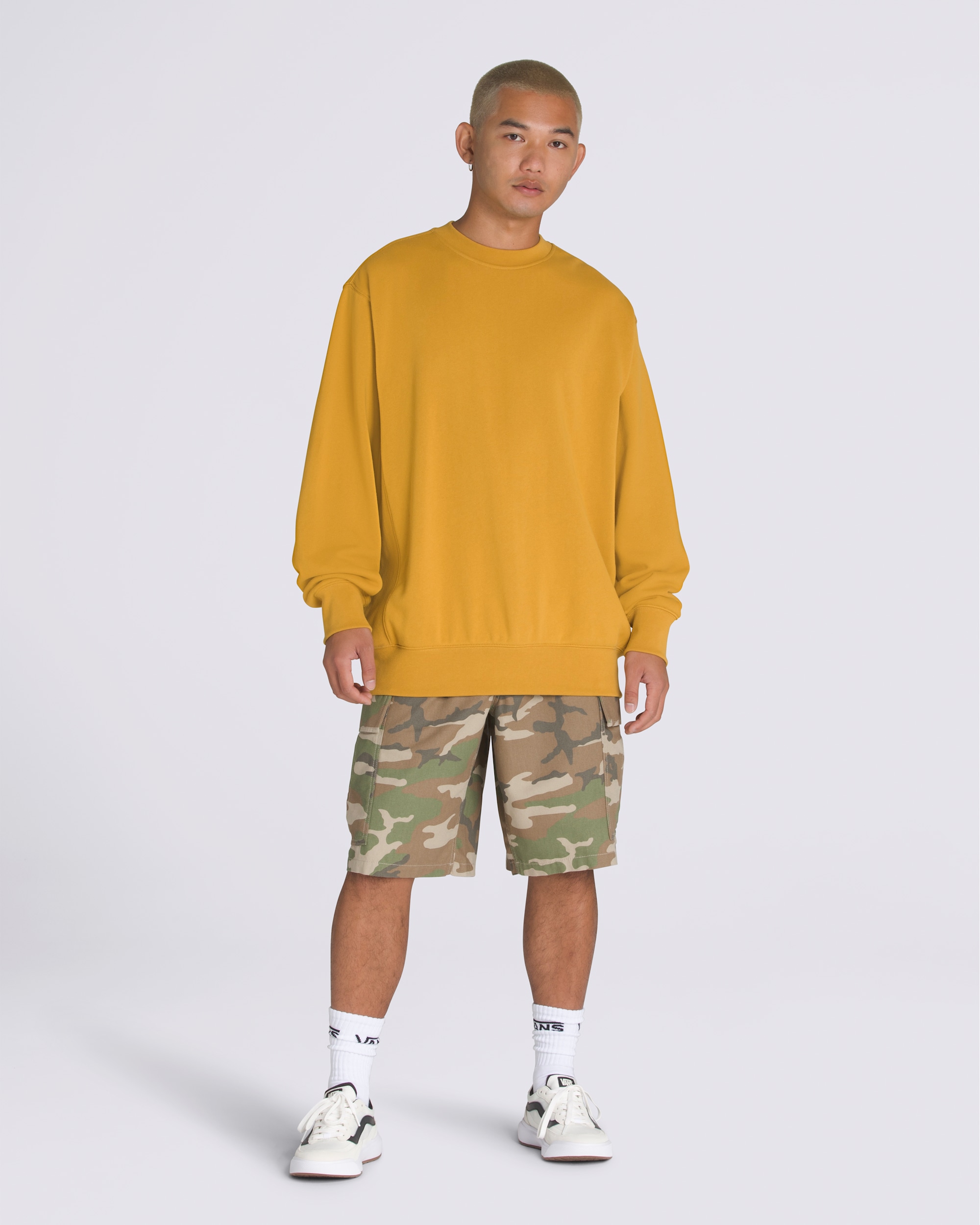Original Standards Crew Sweatshirt VANS Harvest Gold Yellow ALT2