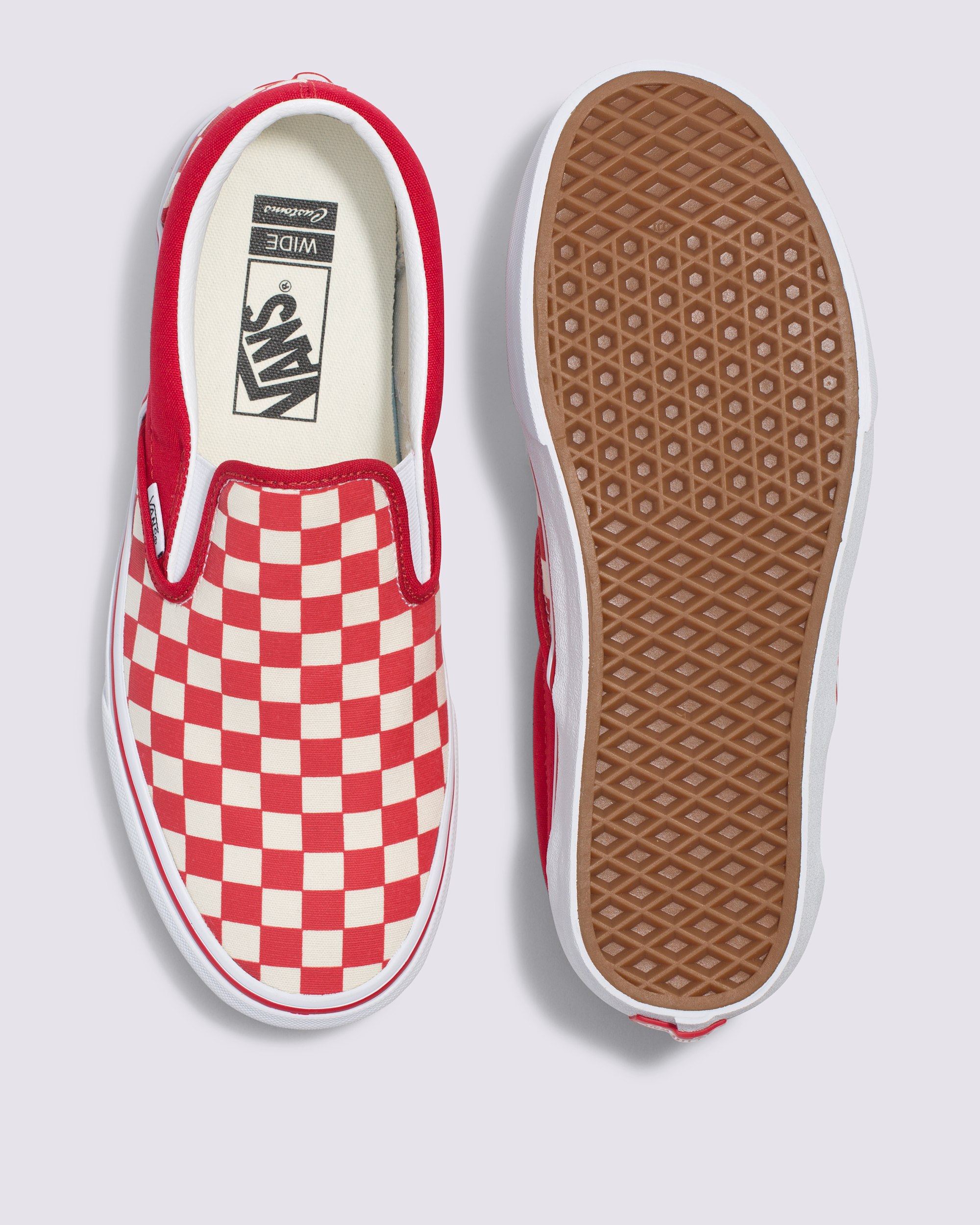 Customs Classic SlipOn Checkerboard Wide Shoe VANS Customs ALT2