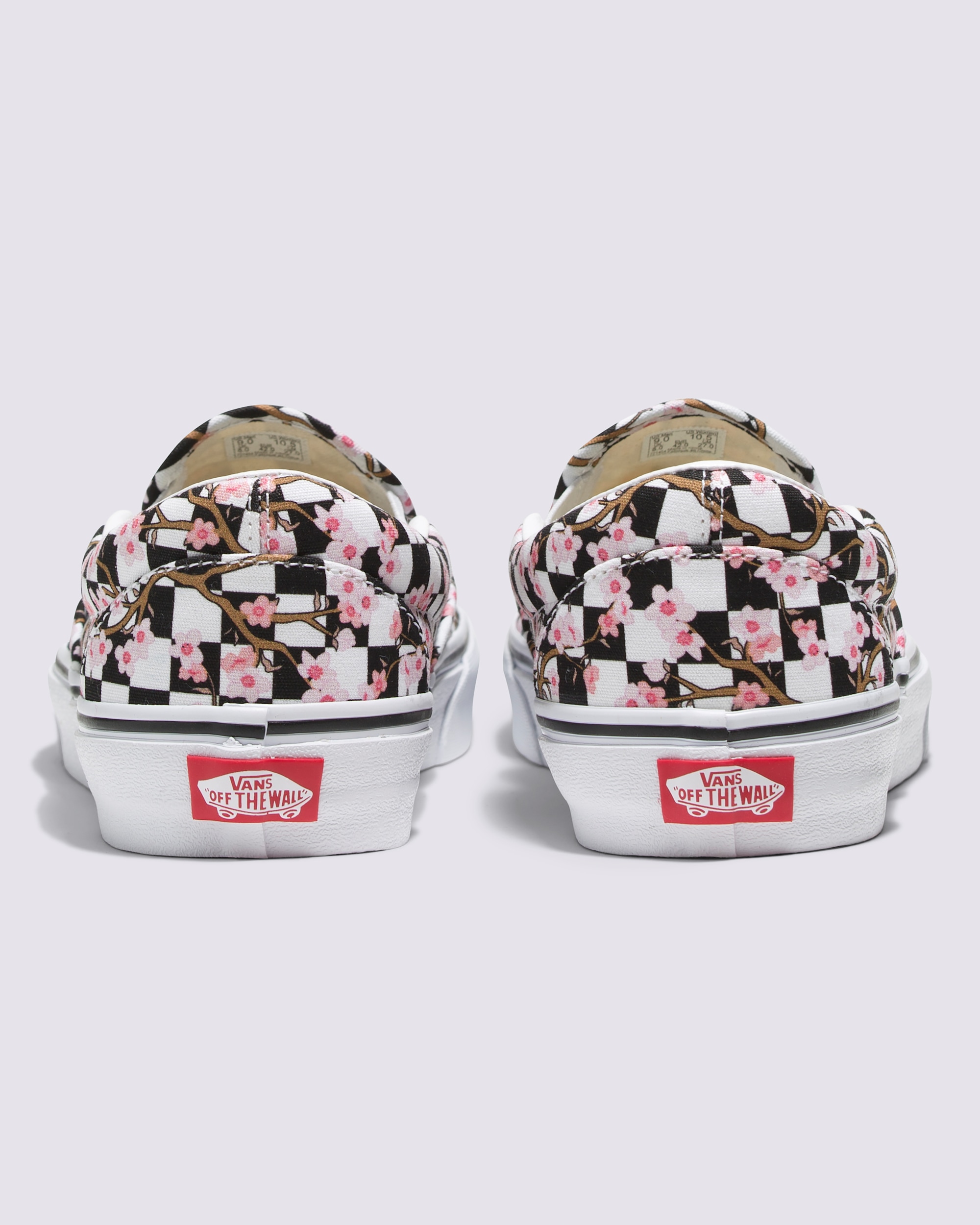 Customs Classic SlipOn Checkerboard Shoe VANS Cherry Blossom Pink  Black ALT3