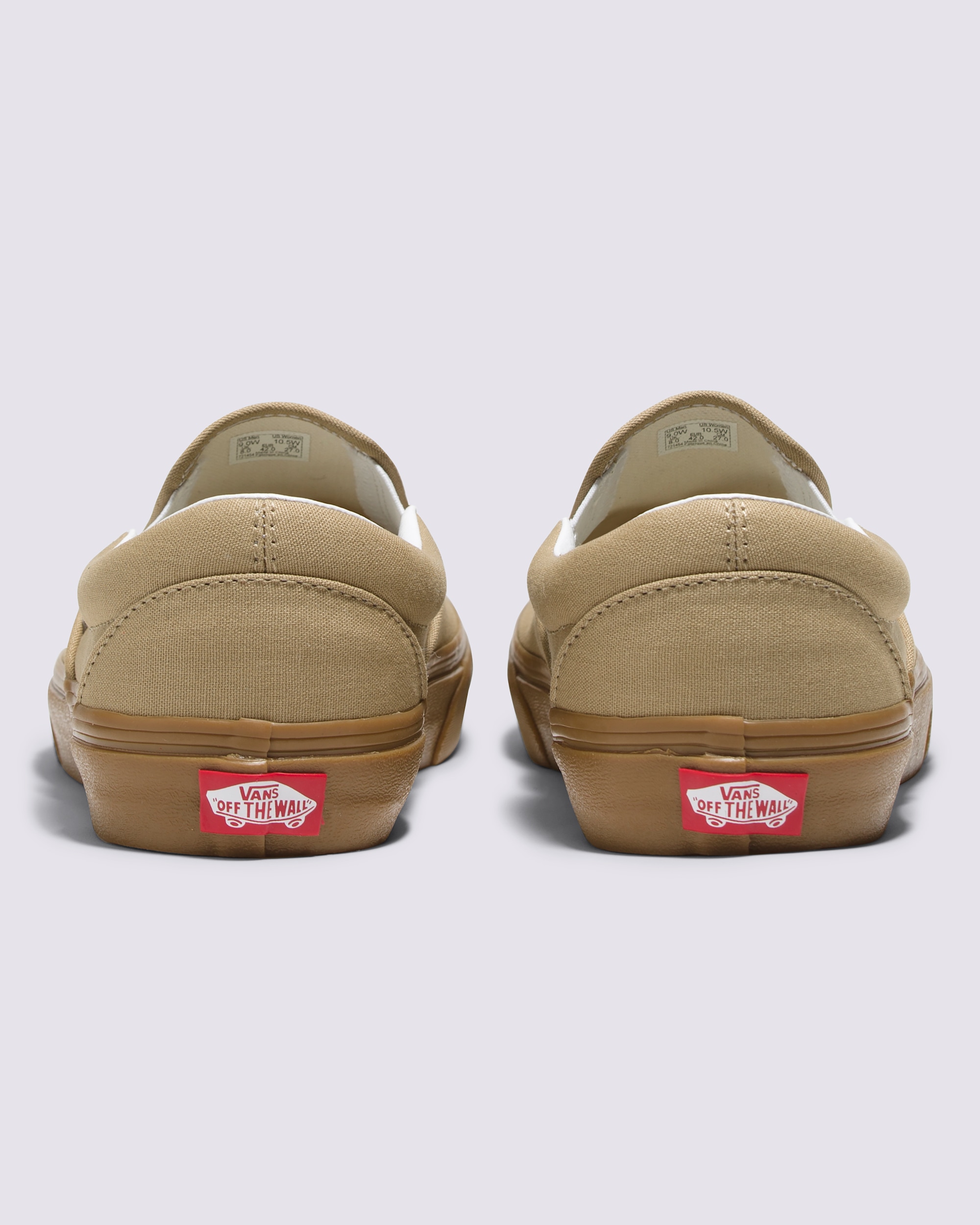 Customs Classic SlipOn Wide Shoe VANS Tan Brown ALT3