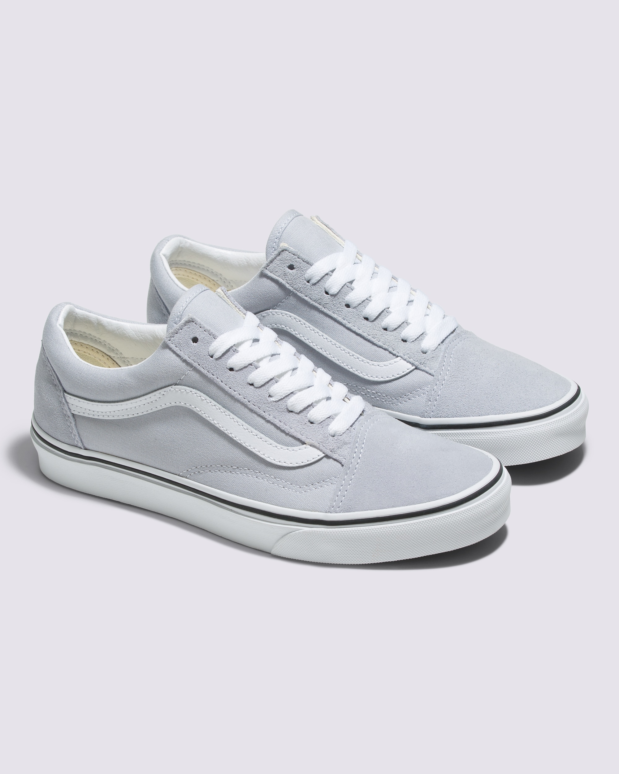 Old Skool Shoe VANS Dawn Grey  True White ALT1