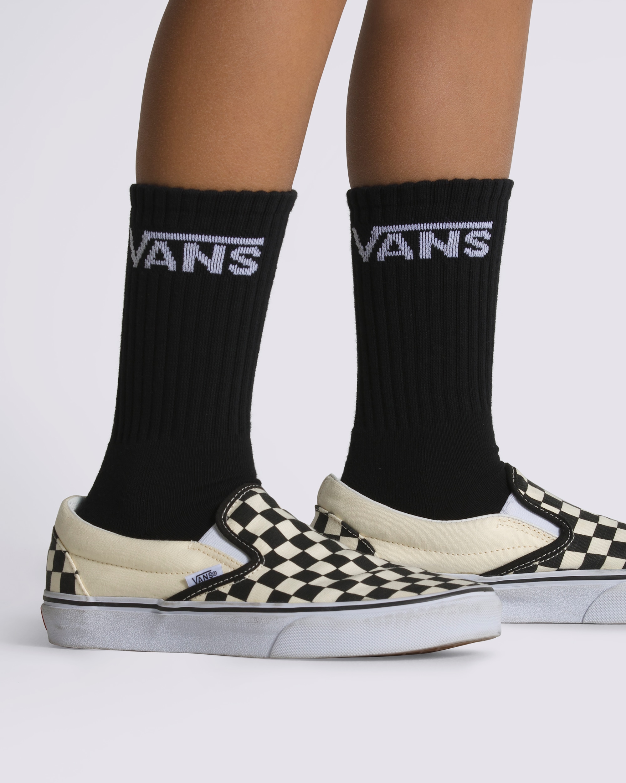 Kids Classic Crew Socks 3Pack VANS Black ALT1