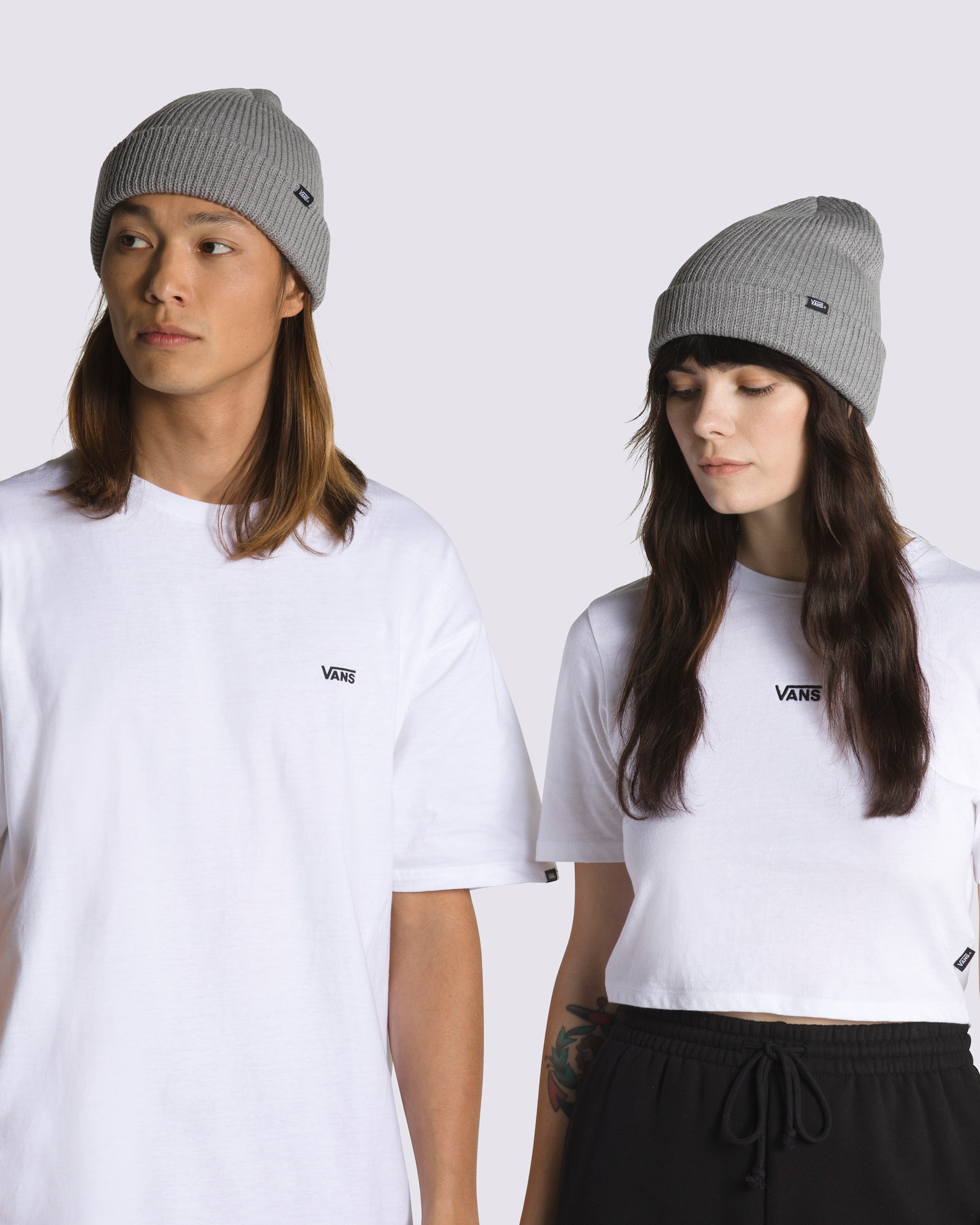 Core Basic Cuff Beanie VANS Heather Grey ALT1