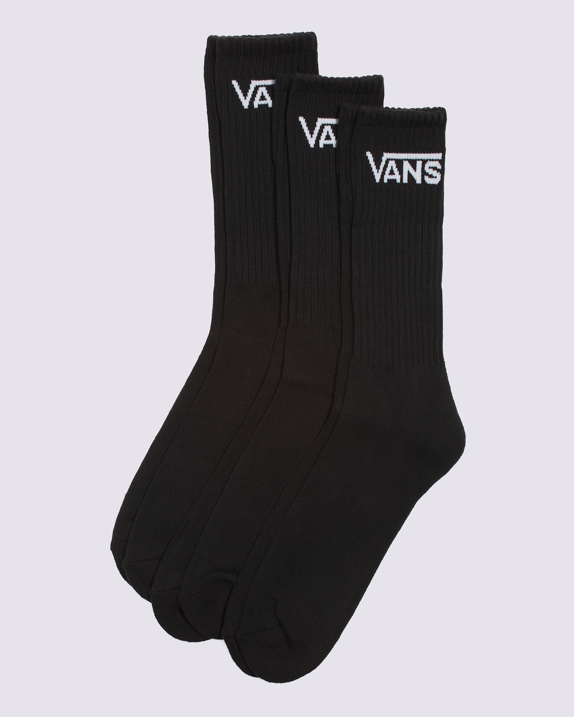 Classic Crew Socks 3Pack VANS Black HERO