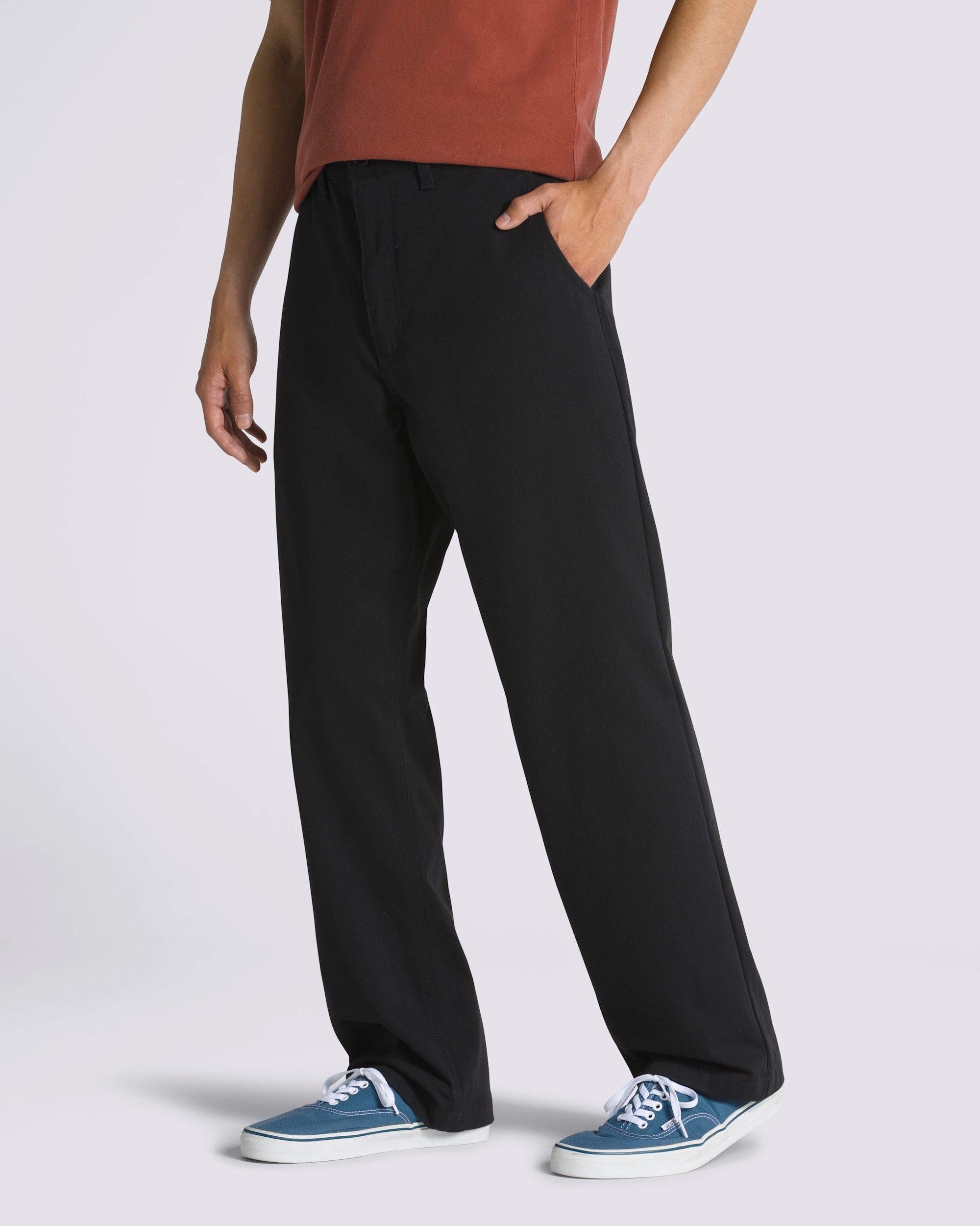 Authentic Chino Loose Pants VANS Black ALT4